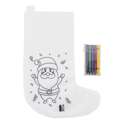 Chaussette de Noël à colorier en RPET Clarios