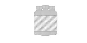Bouteille de sport en tritan de 600 ml Spriners - Marquage autour