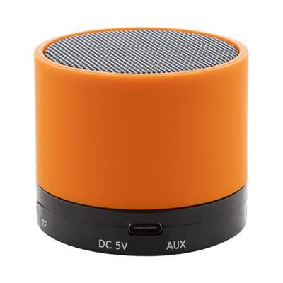 Enceinte sans fil en ABS recyclé et caoutchouc Pro Orange
