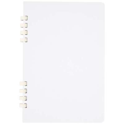 Carnet A5 à spirales à couverture rigide Kavios Blanc