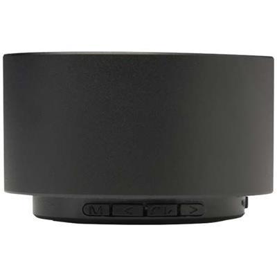 OBG PUB - Enceinte sans fil de 3 W en aluminium recyclé Site Noir Enceinte sans fil de 3 W en aluminium recyclé Site Noir