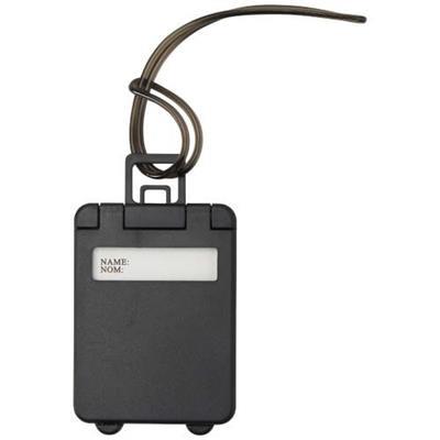 OBG PUB - Étiquette pour bagage en ABS robuste Concelrium Noir Étiquette pour bagage en ABS robuste Concelrium Noir