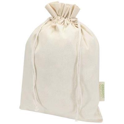 Sac cadeau en coton biologique avec cordon Refav