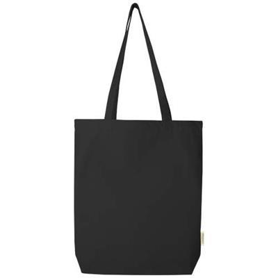 Sac shopping en coton biologique durable Berhem Noir