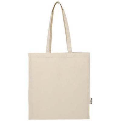 Sac shopping en coton recyclé et RPET Cebon Naturel