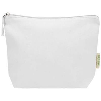 OBG PUB - Trousse de toilette en coton biologique Triora Blanc Trousse de toilette en coton biologique Triora Blanc
