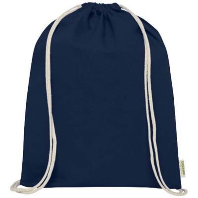 Sac à dos refermable à cordon robuste Zekoma Bleu marine