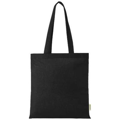 Sac shopping en coton biologique robuste Pezolia Noir