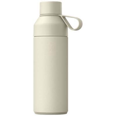 OBG.PUB - Bouteille 3 en 1 pratique en acier inox 500ml Fino Beige Bouteille 3 en 1 pratique en acier inox 500ml Fino Beige