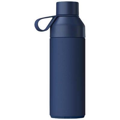 OBG.PUB - Bouteille 3 en 1 pratique en acier inox 500ml Fino Bleu Bouteille 3 en 1 pratique en acier inox 500ml Fino Bleu