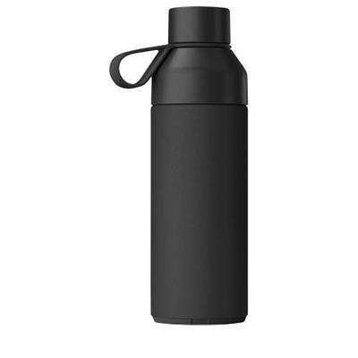 OBG.PUB - Bouteille 3 en 1 pratique en acier inox 500ml Fino Noir Bouteille 3 en 1 pratique en acier inox 500ml Fino Noir