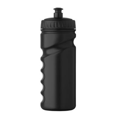 Bouteille sport 500ml avec poignée pratique Fredo Noir