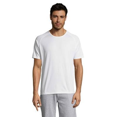 T-Shirt pratique effet respirant en polyester Viro Blanc