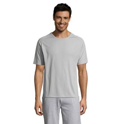 T-Shirt pratique effet respirant en polyester Viro Gris acier