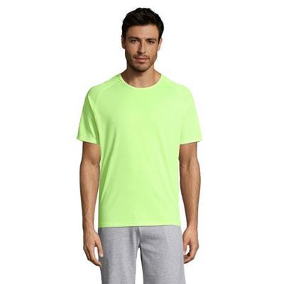T-Shirt pratique effet respirant en polyester Viro Jaune auréolin