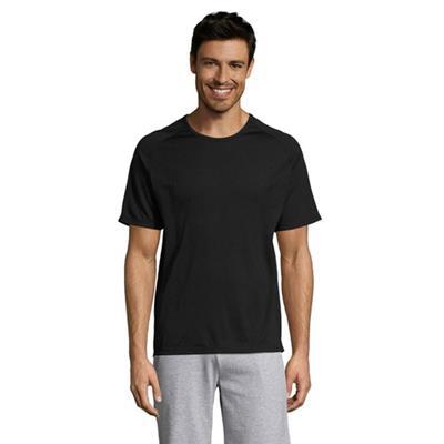 T-Shirt pratique effet respirant en polyester Viro Noir