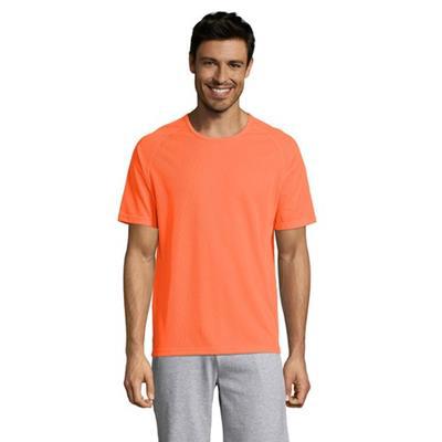 T-Shirt pratique effet respirant en polyester Viro Orange brûlée