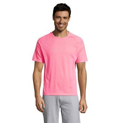 T-Shirt pratique effet respirant en polyester Viro Rose thé