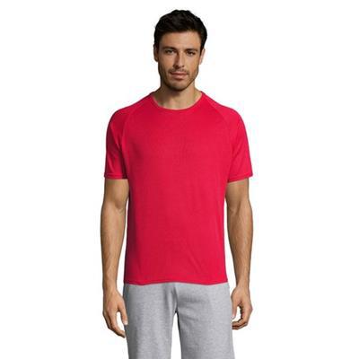 T-Shirt pratique effet respirant en polyester Viro Rouge