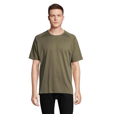 T-Shirt pratique effet respirant en polyester Viro Vert militaire