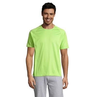 T-Shirt pratique effet respirant en polyester Viro Vert pomme
