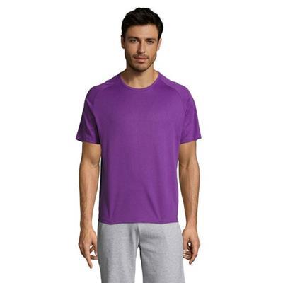 T-Shirt pratique effet respirant en polyester Viro Violet