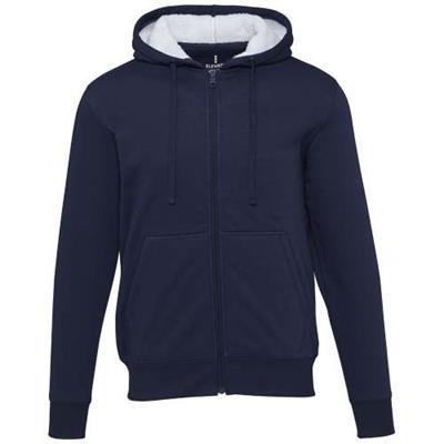 Sweat à capuche élégant intégralement zippé Nuriom Bleu marine