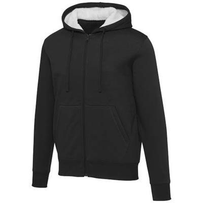 Sweat à capuche élégant intégralement zippé Nuriom Noir