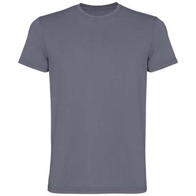 T-shirt délavée à manches courtes pour homme Cedan Gris Fer