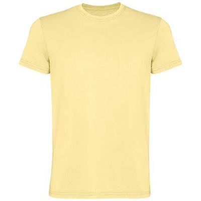 T-shirt délavée à manches courtes pour homme Cedan Jaune