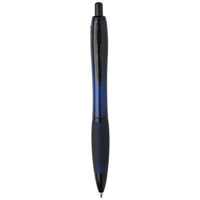 OBG.PUB - Stylo bille en RABS avec garnitures noires Iraelo Bleu marine Stylo bille en RABS avec garnitures noires Iraelo Bleu marine