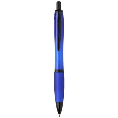 OBG.PUB - Stylo bille en RABS avec garnitures noires Iraelo Bleu roi Stylo bille en RABS avec garnitures noires Iraelo Bleu roi
