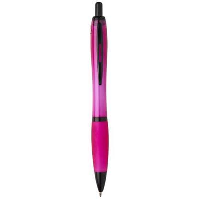 OBG.PUB - Stylo bille en RABS avec garnitures noires Iraelo Magenta Stylo bille en RABS avec garnitures noires Iraelo Magenta
