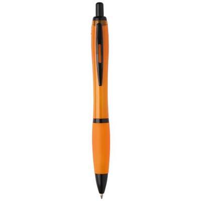 OBG.PUB - Stylo bille en RABS avec garnitures noires Iraelo Orange Stylo bille en RABS avec garnitures noires Iraelo Orange