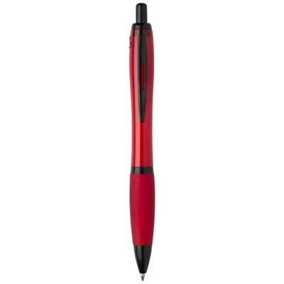 OBG.PUB - Stylo bille en RABS avec garnitures noires Iraelo Rouge Stylo bille en RABS avec garnitures noires Iraelo Rouge