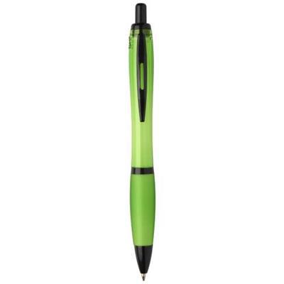 OBG.PUB - Stylo bille en RABS avec garnitures noires Iraelo Vert citron Stylo bille en RABS avec garnitures noires Iraelo Vert citron
