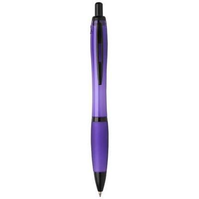 OBG.PUB - Stylo bille en RABS avec garnitures noires Iraelo Violet Stylo bille en RABS avec garnitures noires Iraelo Violet