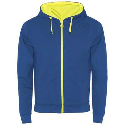 Veste de survêtement unisexe en polaire Yalefan Bleu roi / Jaune
