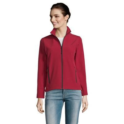 OBG.PUB - Veste zippée pour femme avec intérieur polaire Jez Rouge Veste zippée pour femme avec intérieur polaire Jez Rouge