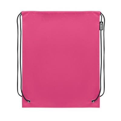 Sac à cordon en RPET non tissé avec cordon Kamil Fushia