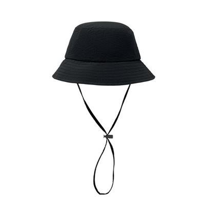 Chapeau de pêcheur imperméable en Nylon Ragio Noir