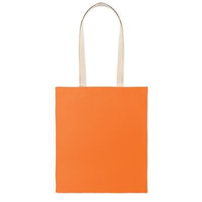 Sac shopping en coton avec longues poignées Ravio Orange