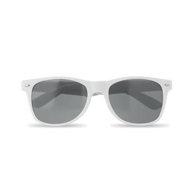 OBG.PUB - Lunettes de soleil avec monture en PP Nahom Blanc Lunettes de soleil avec monture en PP Nahom Blanc