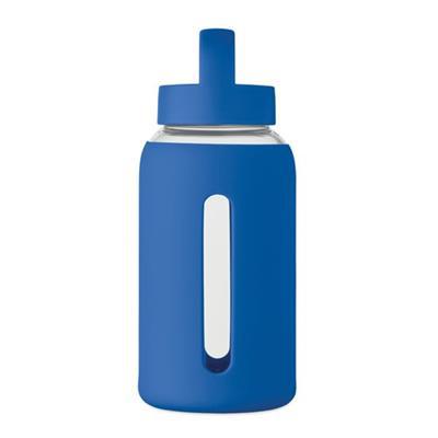 Bouteille élégante en verre borosilicate 600ml Soy Bleu roi