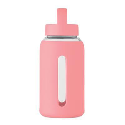 Bouteille élégante en verre borosilicate 600ml Soy Rose