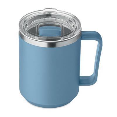 Mug à double paroi en acier et PP 400ml Sodiam