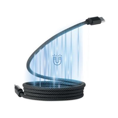 Câble magnétique tressé en RPET et Aluminium Biren