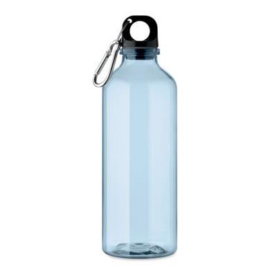 Bouteille d'eau en RPET 500ml avec mousqueton Piar Bleu ciel