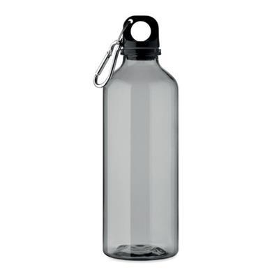 Bouteille d'eau en RPET 500ml avec mousqueton Piar Gris