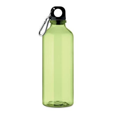 Bouteille d'eau en RPET 500ml avec mousqueton Piar Vert citron